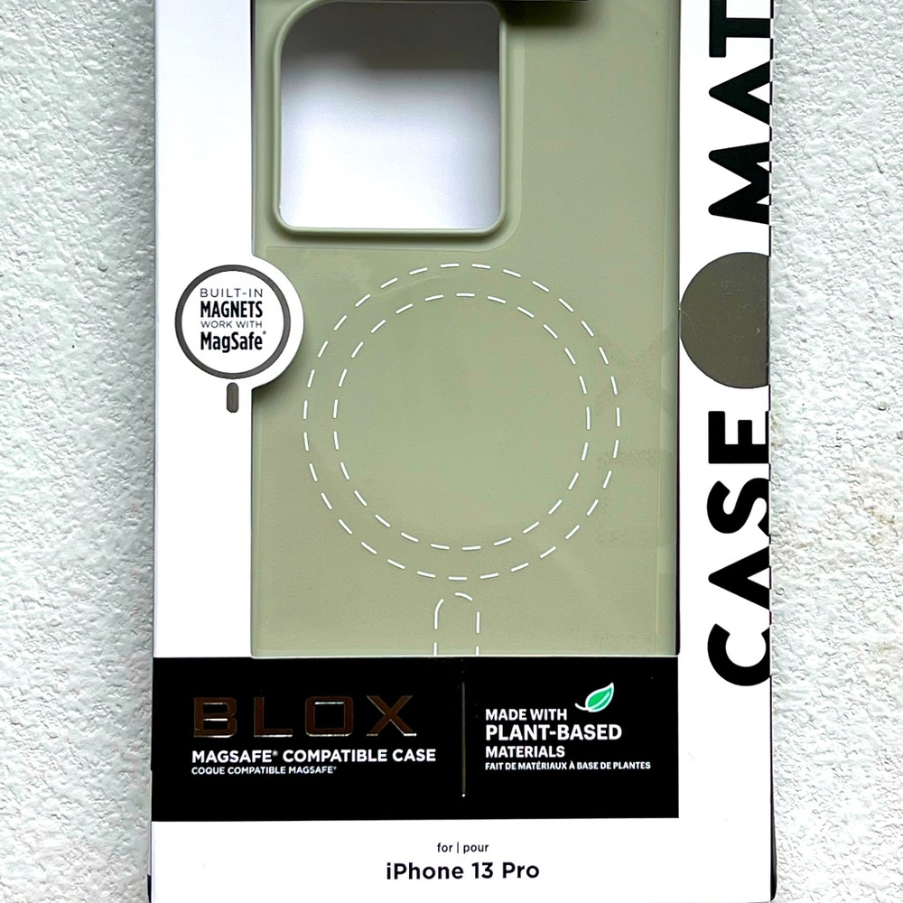 New CASE-MATE iPhone 13 Pro case compatible with MagSafe. 10ft drop protection